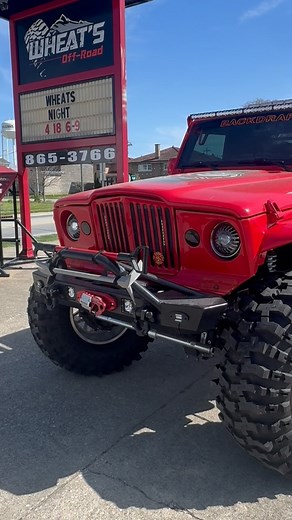 JOIN US ON FRIDAY TO SEE @backdraftthejeep and so many other cool Jeeps! #backdraft #wheatsnight #builtnotbought #firetruck | Wheats Off-Road
