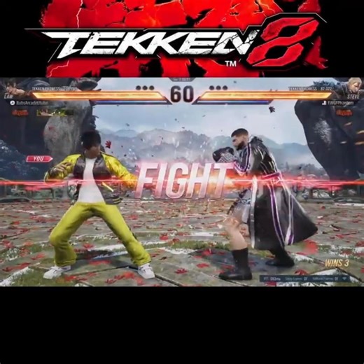 🥊Amazing Steve Player Tekken 8 Online Matches #shorts #tekken8 #stevefox #fightinggames #fgc