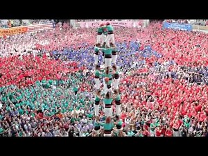 Tarragona, Spain human tower competition