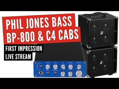Phil Jones Bass BP-800 & C4 Cabs