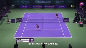 Ana Ivanovic built up an incredible highlight reel in her 2014 WTA Finals Singapore victory over Simona Halep! #WTAFinalsCountdown | WTA