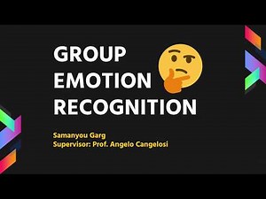 Group Emotion Recognition with Deep Learning | Machine Learning | Convolutional Neural Networks