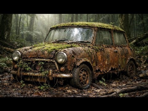 Full Restoration of a 1970 Morris Mini Cooper | From Abandoned Forest Rust to Factory New