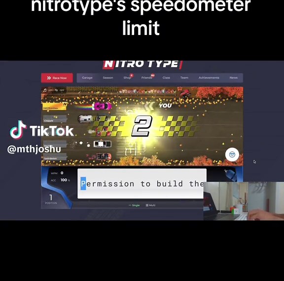 Breaking Nitrotype Speedometer Limit Explained