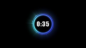 60 Seconds Neon Countdown Black Background Stock Footage Video (100% Royalty-free) 1066848385 | Shutterstock
