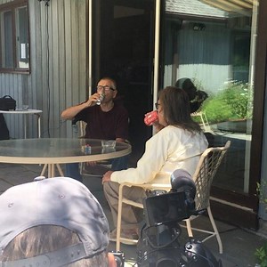 First time in decades since I have seen my friend #Tuna and toasted with an ice cold #budweiser #beer together. We fell back into our friendship like it was 1969! The memories we made have lasted a lifetime. . . #bostongeorge #georgejung #elamericano #documentary #film #filmmaking #truestory #production #producer #director #directorofphotography #executiveproducer #blow | Boston George Jung