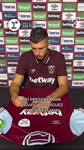 ⚽ GUIDO RODRÍGUEZ YA ES "HAMMER" El campeón del mundo con Argentina, @guiido_rodriguez, fue presentado en el @westham, luego de su paso por el Real Betis. Rodríguez firmó por tres temporadas, hasta 2027 y dijo: "Estoy muy feliz de estar aquí. Siento que es el sueño de todo futbolista jugar en la Premier League, y me emocioné mucho cuando escuché que el West Ham estaba interesado en mí". #WestHam #guidorodriguez #Rodriguez #Futbol #FutbolIngles #Hammers #RadioLaRed 🎧 AM 910 📱 APP: La Red 🖥️ la
