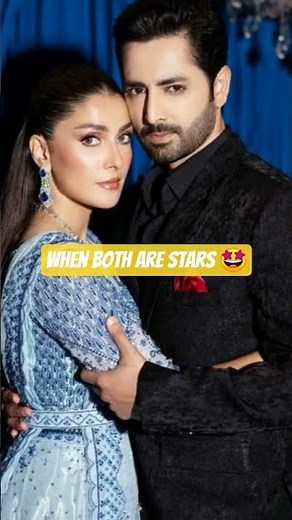 When Both Are Stars🤩 #mawrahocane #ayezakhan #danishtamoor #youtubeshorts #shors #pakistanidrama