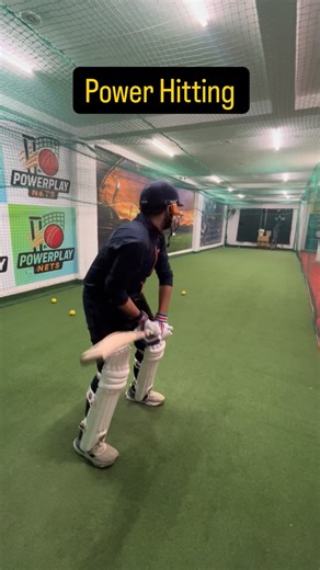 Powerplay Nets on Instagram: "Power Hitting Practice 🏏 Follow - @powerplay_nets #cricket #trending #explore #reels #powerplaynets Cricket Reels Explore Trending Powerhitting"