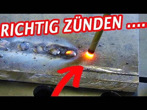 Richtig zünden mit der Elektrode - Elektrodenschweißen