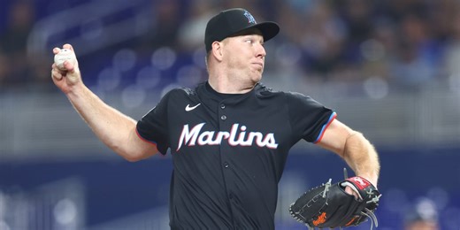 Gusto eventually finds his groove in tough 1st home start for Marlins