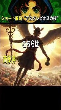 【ショート解説】アスクレピオスの杖 ― 病院ロゴに蛇が1匹の本当の理由 ― #discoveryedgychannel #神話解説 #歴史