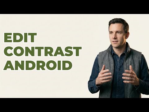 Where Can I Edit Photo Contrast On Android?