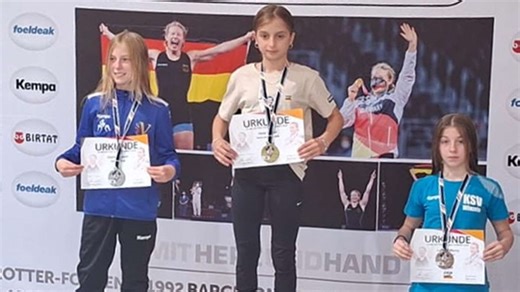 Aline Rotter-Focken-Turnier: Leonie Wernz vom KSV Winzeln klettert aufs Podest