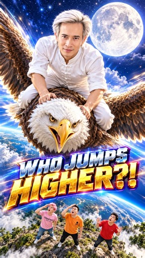 Who jumps higher? [BEN EAGLE] #ActionComedy #KungFu #Kindness #Trending #Viral #comedy
