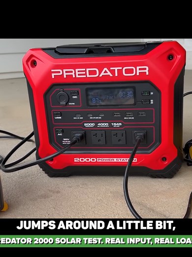 Predator 2000 Solar Power Test and Review