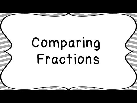 Comparing Fractions - Mr Pearson Teaches 3rd Grade