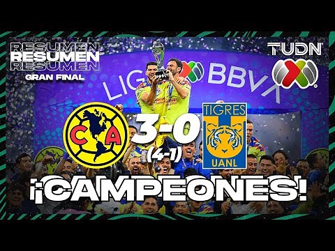 HIGHLIGHTS | América 3 (4)-(1) 0 Tigres | AP2023 - Final Second Leg | TUDN