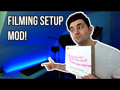 Installing Yeelight LED Strips in the Filming Setup!