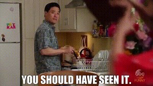 You should have seen it.