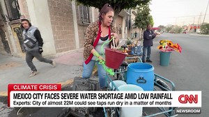 Mexico City faces severe water shortage amid low rainfall