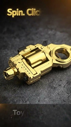 Metal Revolver Fidget Spinner Ring 🔥 Spin Your Stress Away | Toylvia™