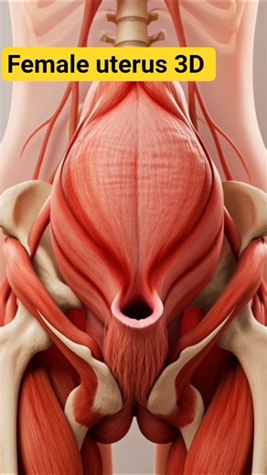 Natural Uterine Contractions Explained | Pelvic Muscle Movement in 3D Medical Animation#shorts #sgpc
