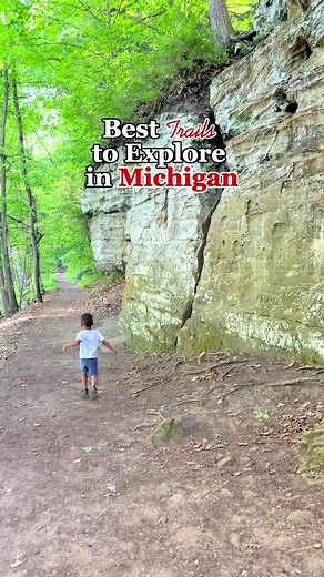 If you haven’t been to or heard of the Ledges Trail in Grand Ledge, you’re missing out and should probably plan a visit this next month! (Note to self - I haven’t been in fall - add to the to do list!) The Ledges Trail is within the 78 acre Fitzgerald Park and runs right along the Grand River. Along the trail, you’ll see several places with exposed sedimentary rock built into the cliffs that are over 300 million years old! When the Grand River was formed as the final glaciers retreated, the rive