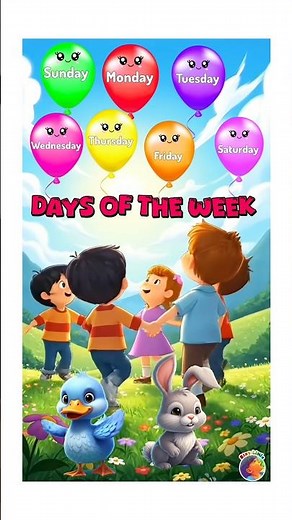 Weekdays song for kids #staylittlechannel #learning