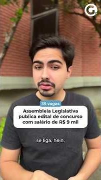 Assembleia Legislativa publica edital de concurso com salário de R$ 9 mil #shorts #noticias