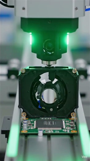 Watch how tiny parts make a perfect webcam #TechTok #MadeInUSA #FactoryASMR #MicroEngineering #trend