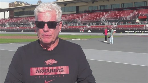 Arkansas track and field head coach is passing the baton