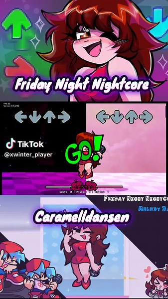 Caramelldansen Nightcore Mix for Friday Night Funkin