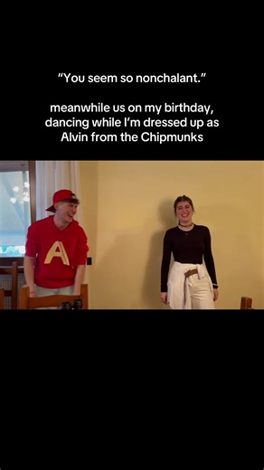 Dancing Nonchalantly on My Birthday as Alvin the Chipmunk