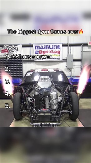 Most impressive, biggest flames on dyno compilation👍 #loudcars #tuned #dyno #flames