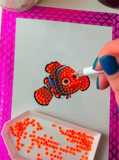 Disney Nemo Sticker Art Craft Ideas