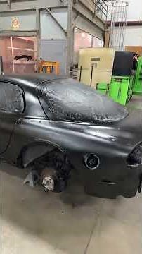 Making my own color shift paint with powders from Amazon. FD RX7 Revival