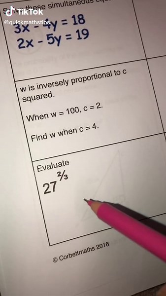 Solving Simultaneous Equations with Fractional Indices