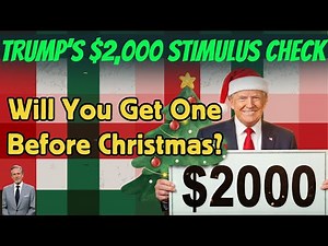 $2,000 Stimulus Check Update 2025: Who Qualifies, When It’s Coming, and What Trump Confirmed