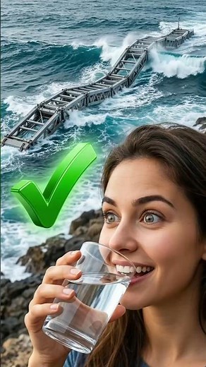 How to Generate Drinking Water and Energy from the Ocean? A Brilliant Invention! 🌊🔋