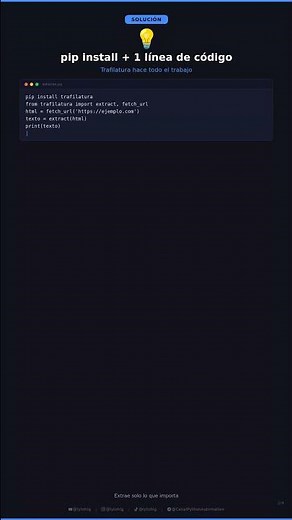 Extract text from any website with just 1 command 🚀