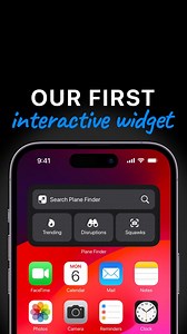 App: @planefinder • Meet our new Quick Actions iOS widget! Letting you launch your favourite Plane Finder features faster than ever before. Best part? You can customise the actions to suit your needs! Better part? It’s completely free. 📸 AR Mode - Identify aircraft with your phones camera directly 👂 What’s Overhead - Hear an aircraft nearby? Auto-select the nearest aircraft 🔥 Trending Flights - Launch our community driven list of flights 📍 Airport Disruptions - See which airports worldwide a
