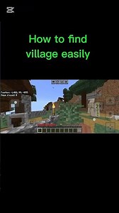 How to find villages easily (Command Hacks) #minecraft