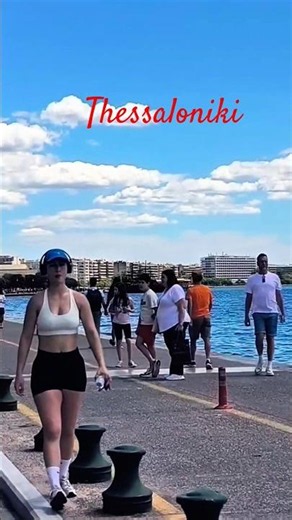 Thessaloniki Greece city walk 🌆🏙️💙 #travel #tour #europe