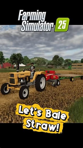 FS25 Riverbend Springs Baling Straw