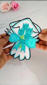 DIY boquet using paper 🎀| #shorts #viral #trending