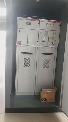 Fresh from the factory: A brand new compact substation.