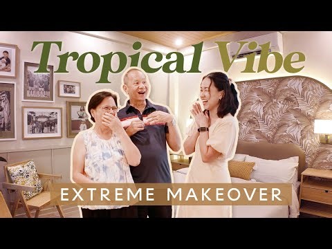 From Bare to Staycation Feels!✨ // Tropical Resort Makeover🌿 // by Elle Uy