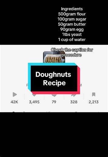 Delicious Homemade Doughnut Recipe