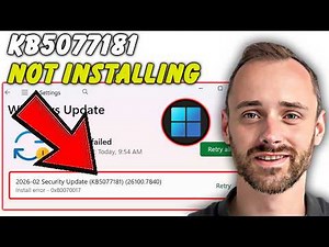 Windows 11 KB5077181 Update Failed – Step by Step Fix That Works (2026)